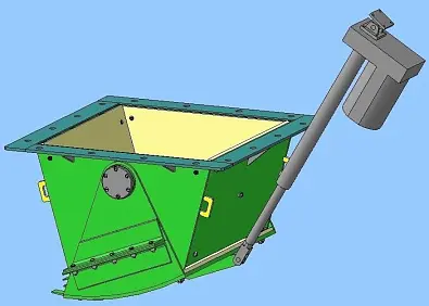 Затвор челюстной 3Ч-400х400-МЭП